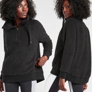 NWT Athleta Talus Sherpa Half Zip - Medium